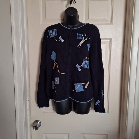 Christopher and Banks knitted sweater size Medium - Picture 1 of 7